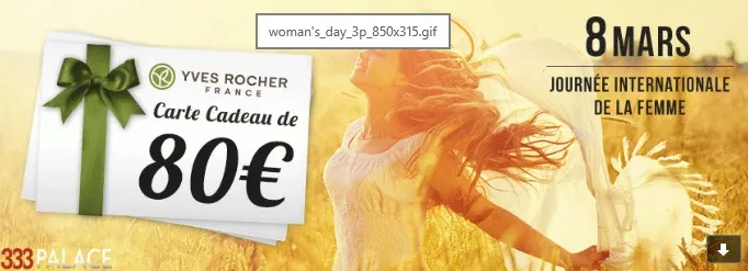 Chèques cadeau Yves Rocher