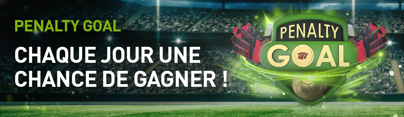 Mini-jeu Penalty Goal sur Bet777