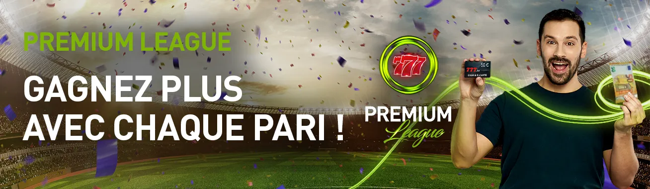 Bannière promo bet 777