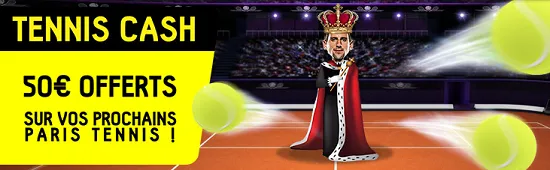 Bonus de 50€ pour le tennis sur Betfirst