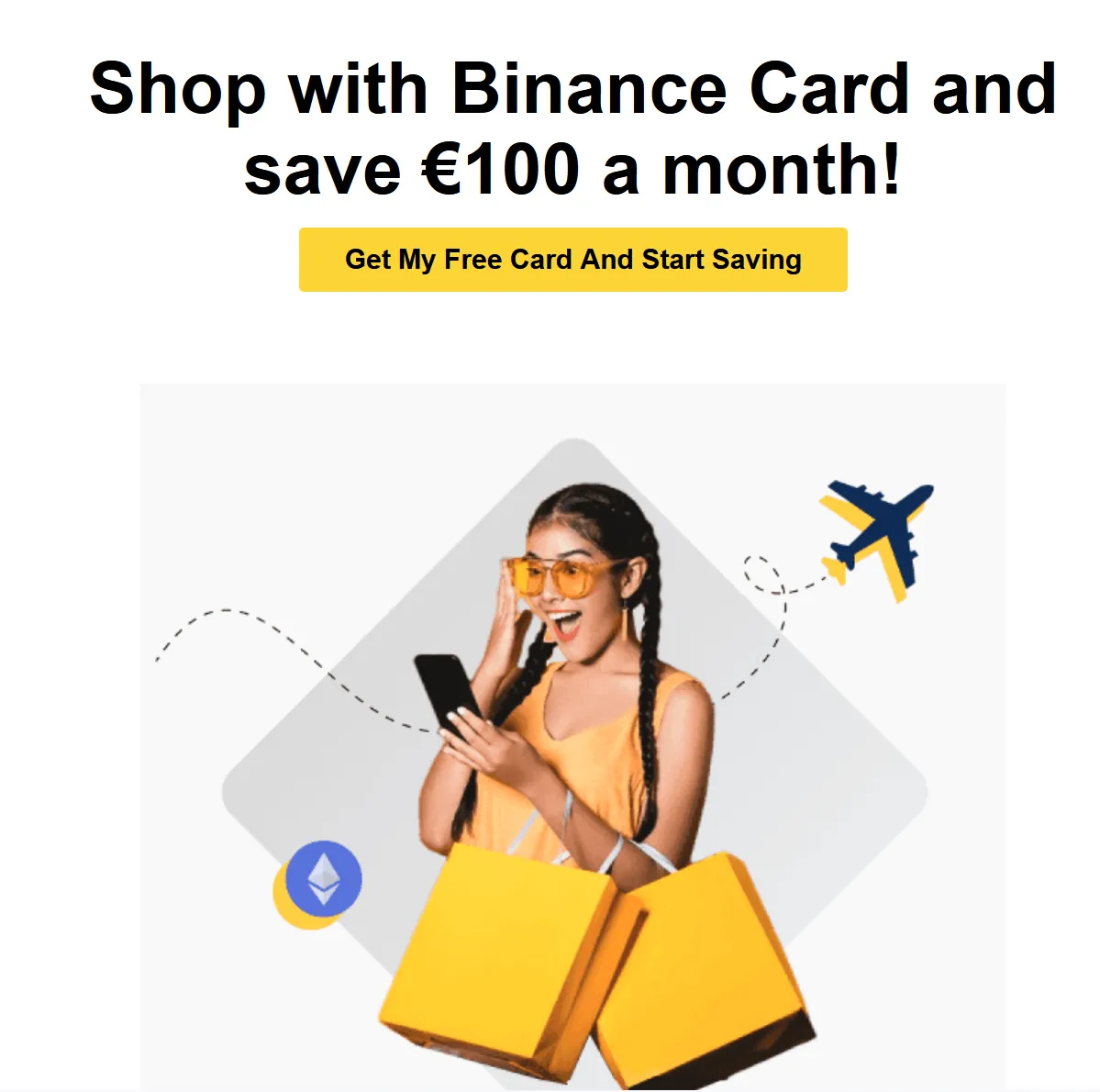 Recevez du cashback en utilisant la carte Binance