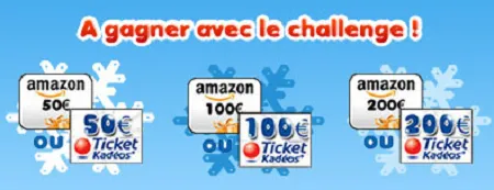 Evenement de noel sur Buzzville pour gagner des cadeaux