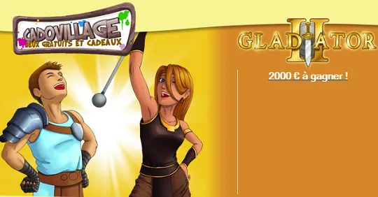 Nouveau jeu Gladiator II pour gagner de l'argent