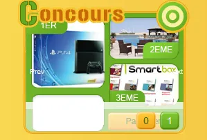 Concours valideur pour gagner des cadeaux