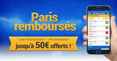 Pari foot remboursé sur France Pari