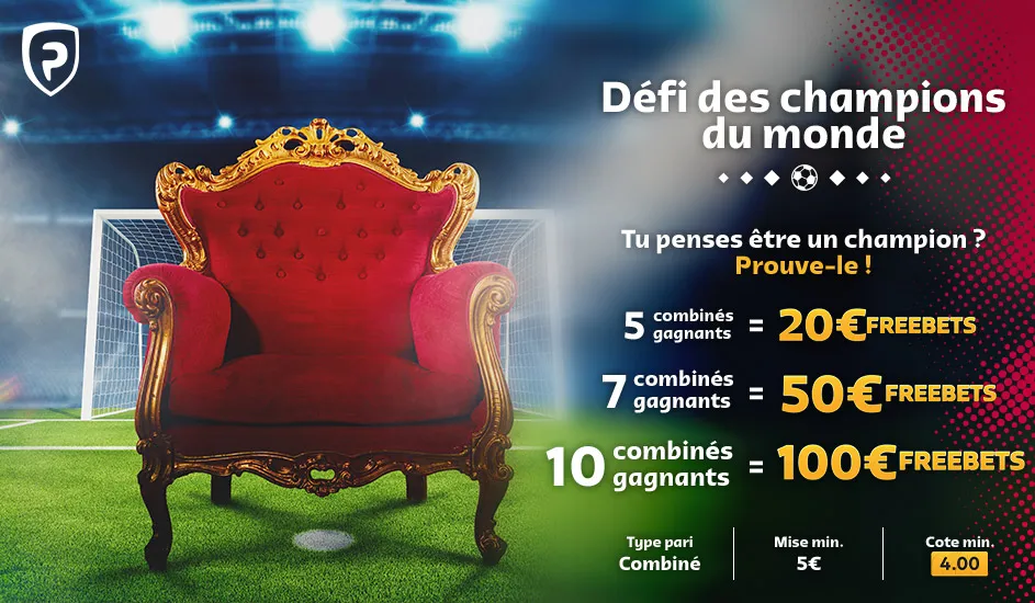 Défi Champions du Monde sur France Pari