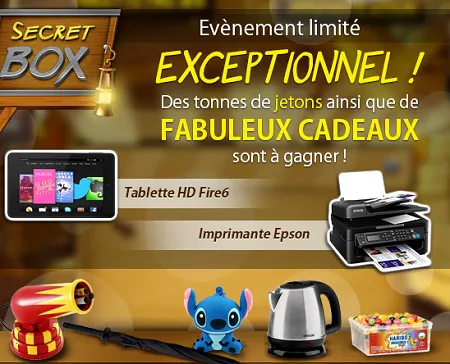 gagnez des cadeaux sur ce nouvel événement