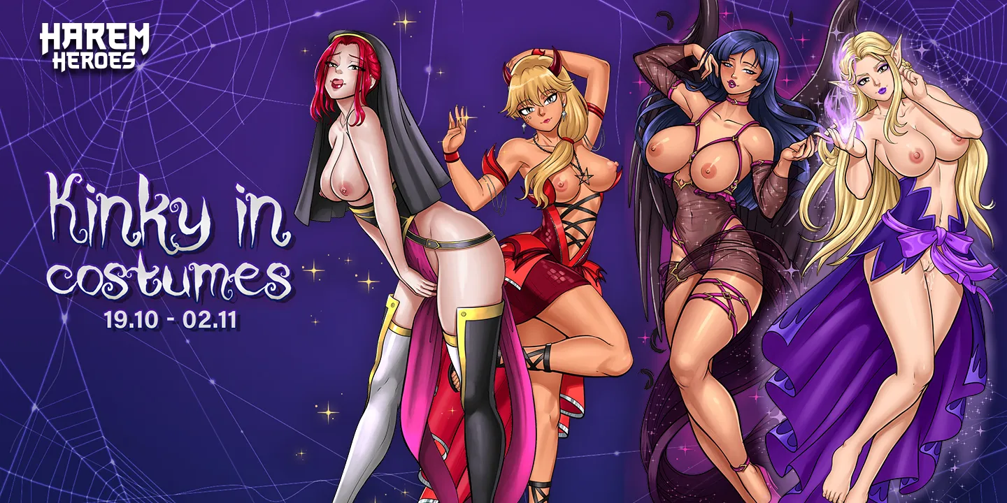 Kinky in Costumes sur Hentai Heroes