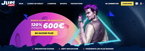 Découvrez Jupi Casino et inscrivez-vous