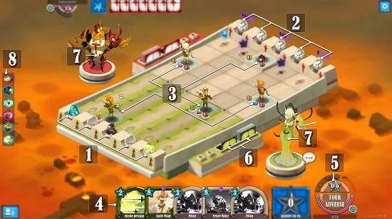 Plateau de jeu sur Krosmaga