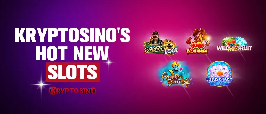 Nouvelles machines à sous Kryptosino