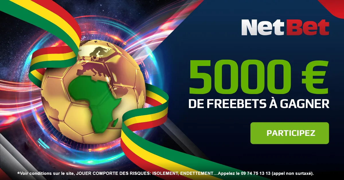 Gagnez 5.000€ de freebets sur le challenge CAN