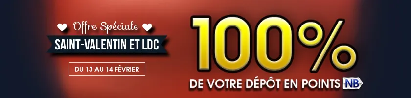 Offre Saint-Valentin Netbet