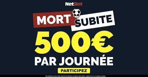 Tournoi Mort Subite sur Netbet