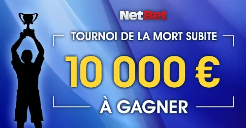 Tournois de la mort subite sur Netbet