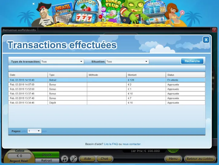 Témoignage d'un gagnant sur Scratchmania