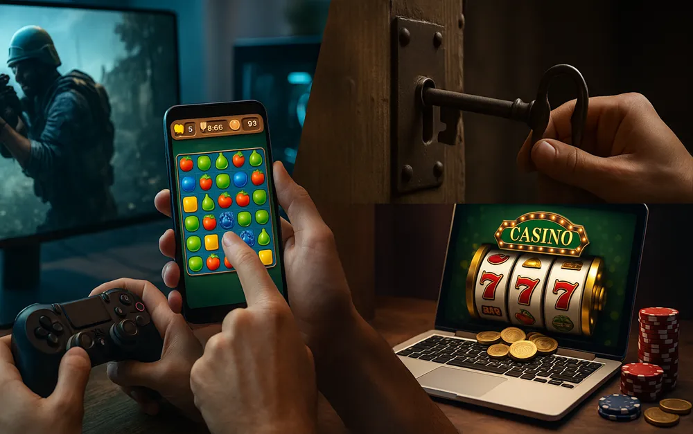 Jeux vidéo, jeux de société, escape games, jeux de casinos en ligne