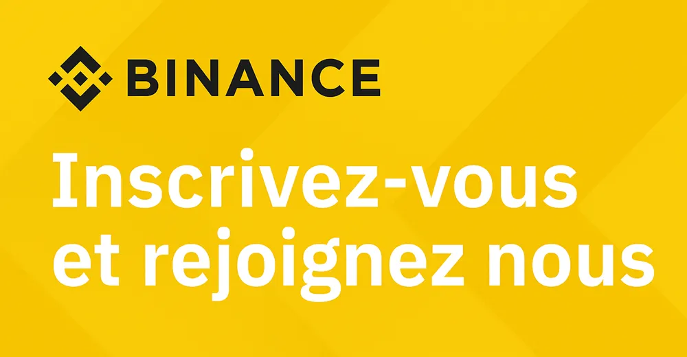 Inscrivez-vous sur Binance