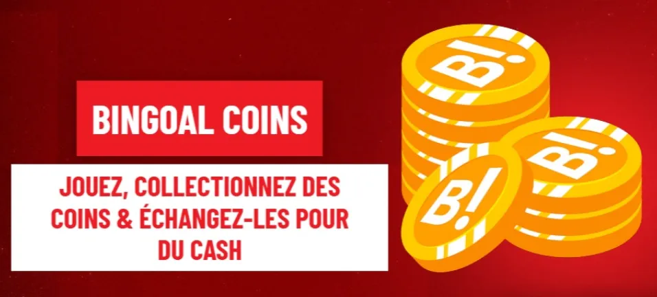 Bingoal Casino Coins, programme de fidélité permettant de collectionner des pièces et les échanger contre du cash