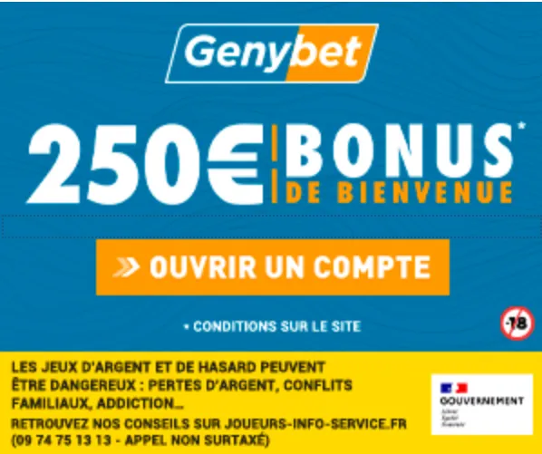 S'inscrire sur Genybet