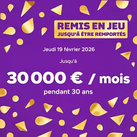 Le jackpot EuroDreams de 30.000€ toujours en jeu