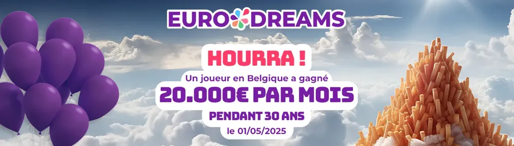 Un belge gagne le jackpot eurodreams