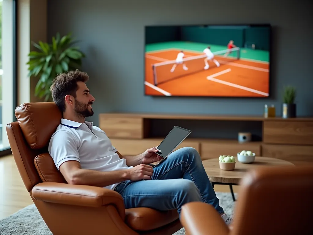 Parier sur le tennis dans son salon