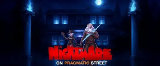 Jeux Halloween sur les casinos avec le titre A Nightmare on Pragmatic Street et ambiance nocturne effrayante