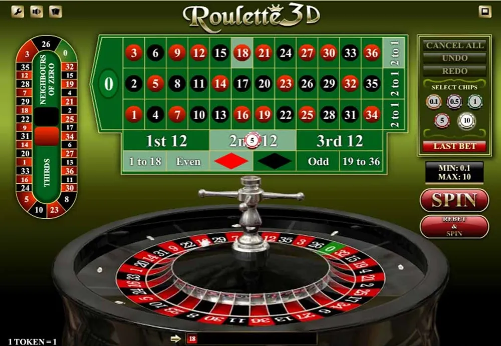 La roulette en ligne 3D