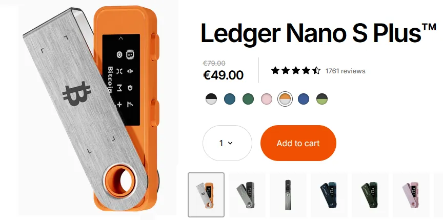 Ledger Nano S Plus en promo