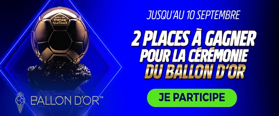 Promo Parions Sport : 2 places à gagner pour assister à la cérémonie du Ballon d’Or 2025