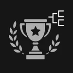 Image grisée avec une coupe et un tableau représentant un tournoi non disponible