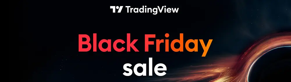 Image représentant les promotions du Black Friday sur TradingView