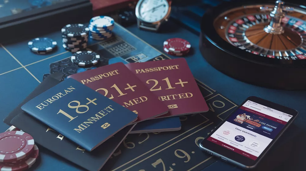 Age au casino: les différences entre pays