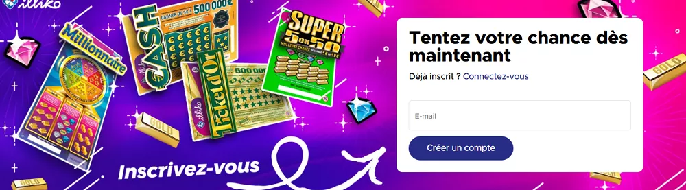 Jeux de grattage Illiko sur FDJ.fr