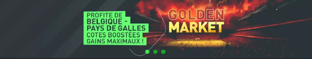 Pariez sur Belgique - Pays de Galles sur Golden Palace Sport