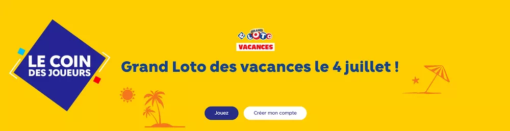 Jackpot estival Loto FDJ : 20M€ minimum à remporter ce 4 juillet