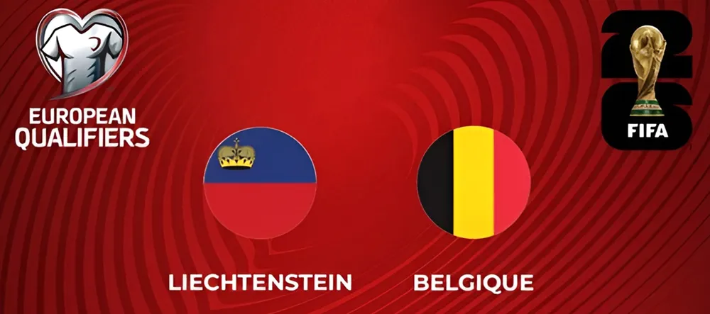 Match qualifications Euro Liechtenstein Belgique avec Ladbrokes Sport
