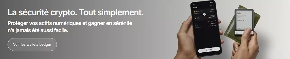 Sécurisez vos cryptos avec Ledger
