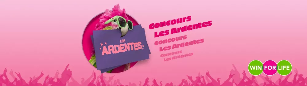 Ticket pour les Ardents à gagner sur le jeu concours de la Loterie Nationale