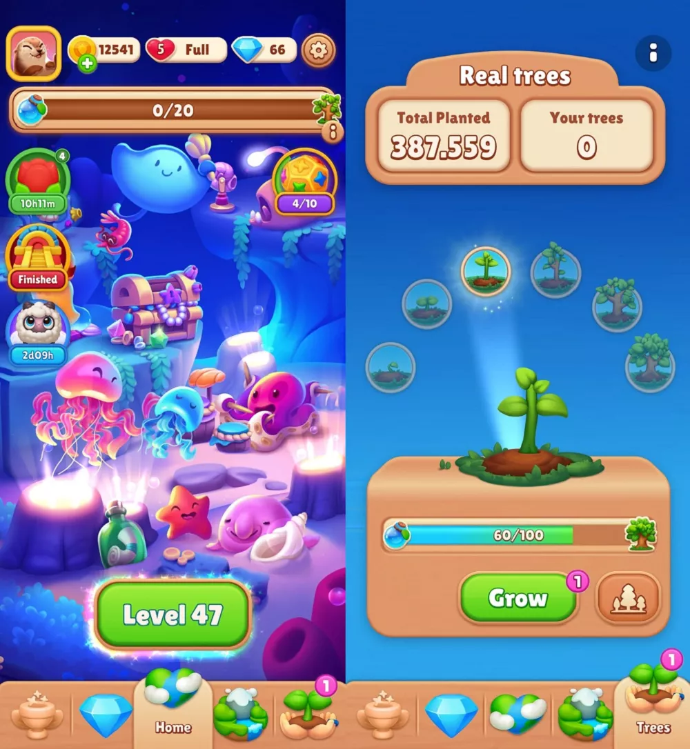 Aperçu jeu My Lovely Planet sur mobile