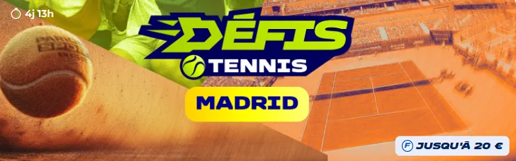 Gagnez 20€ de freebets sur le tennis avec Parions Sport