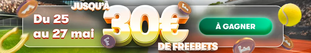 Promotion PMU.fr avec freebets à gagner sur le turf et le tennis