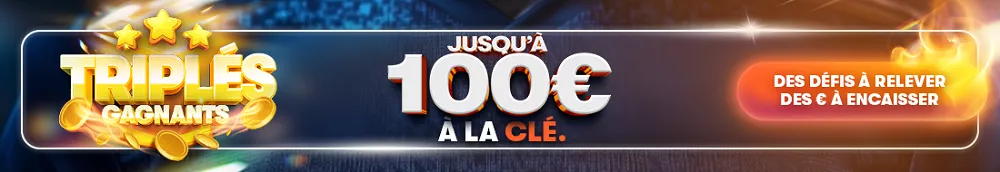 Promo PMU : relevez les défis Triplés Gagnants jusqu’à 100€