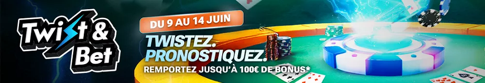 Visez les 100€ en jouant aux Twisters et en misant sur la Coupe