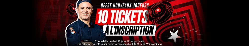 Offre nouveaux joueurs sur Pokerstars.fr