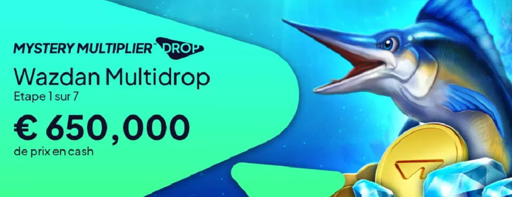 Gagnez jusqu’à 650.000 € avec Wazdan Multidrop sur Star Casino